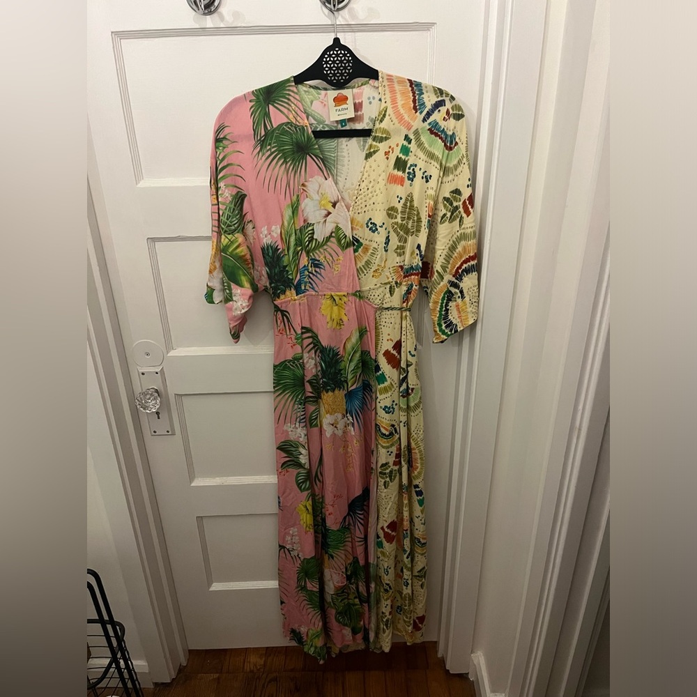 Farm Rio Maxi Wrap Dress